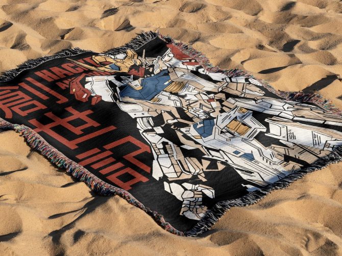 Cozy Mecha Anime Throw Blanket - Perfect Gift For Robot Lovers & Collectors - Image 4