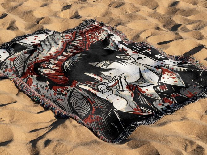 Anime Art Throw Blanket – Cozy, Stylish, And Perfect For Fans , Unique Gift Idea - Image 4