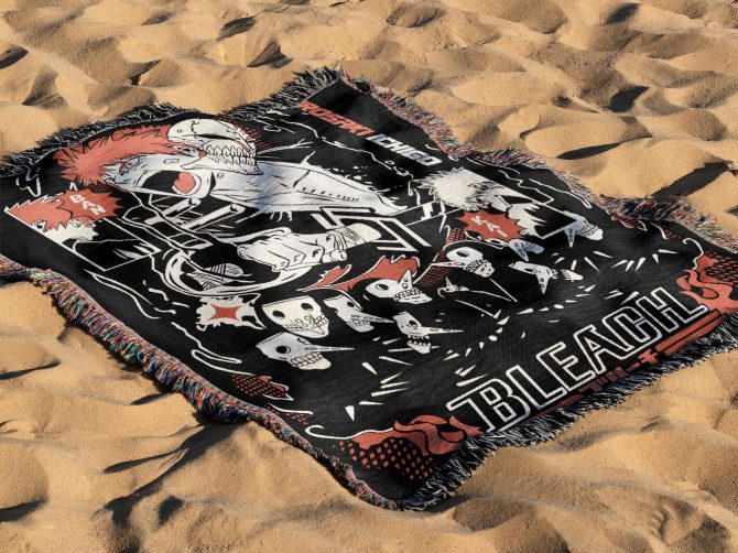 Bleach Anime Blanket - Cozy, Vibrant, Perfect Gift For Fans - Image 4