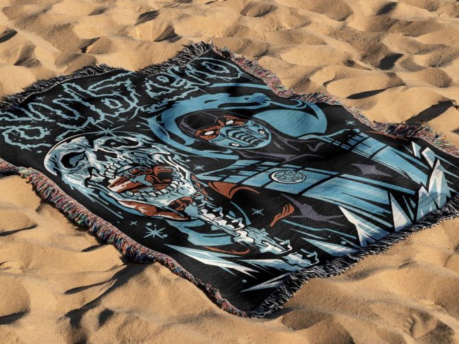 Subzero Graphic Throw Blanket - Cozy & Stylish Home Decor - Image 4