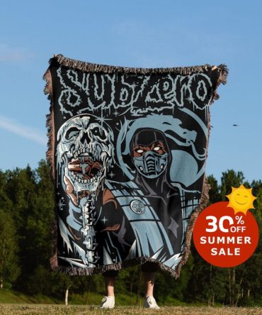 Subzero Graphic Throw Blanket - Cozy & Stylish Home Decor
