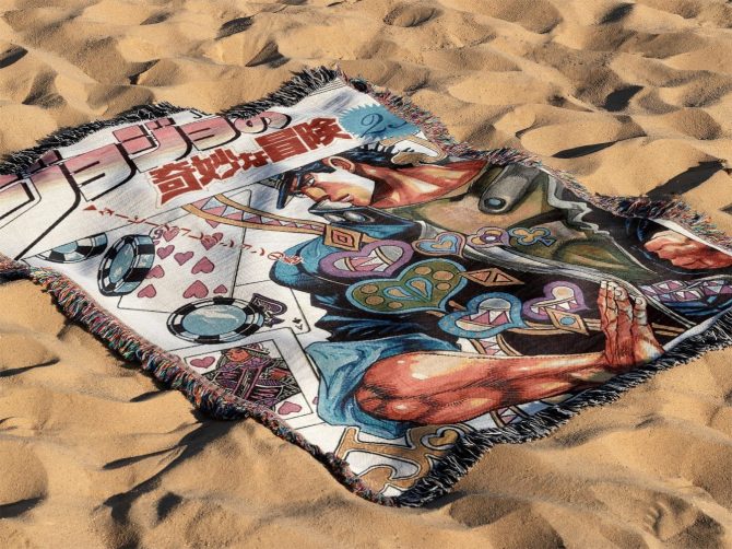 Vibrant Jojo'S Bizarre Adventure Throw Blanket – Cozy, Stylish Anime Decor For Fans - Image 4