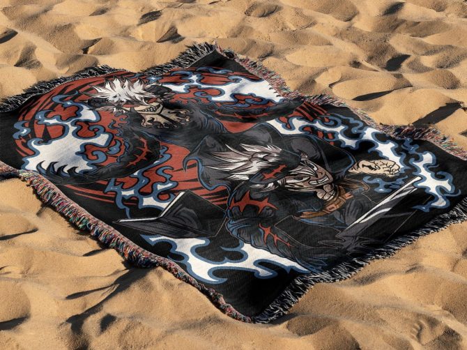 Cozy Anime Warrior Blanket - Bold And Stylish Design For Ultimate Comfort - Image 3