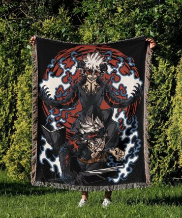 Cozy Anime Warrior Blanket - Bold And Stylish Design For Ultimate Comfort