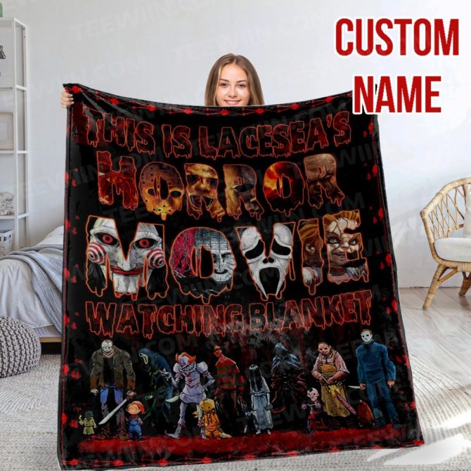 Custom Horror Movie Blanket – Cozy Up With Your Favorite Scary Characters! - Image 4