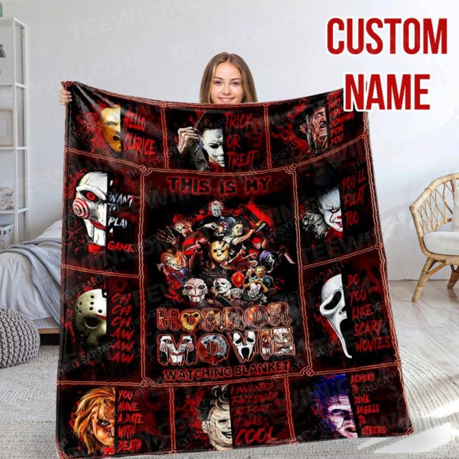 Custom Horror Movie Blanket – Cozy Up With Your Favorite Scary Characters! - Image 5