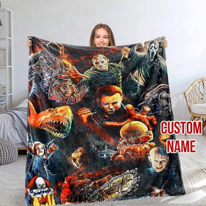 Custom Horror Movie Blanket – Cozy Up With Your Favorite Scary Characters! - Image 10