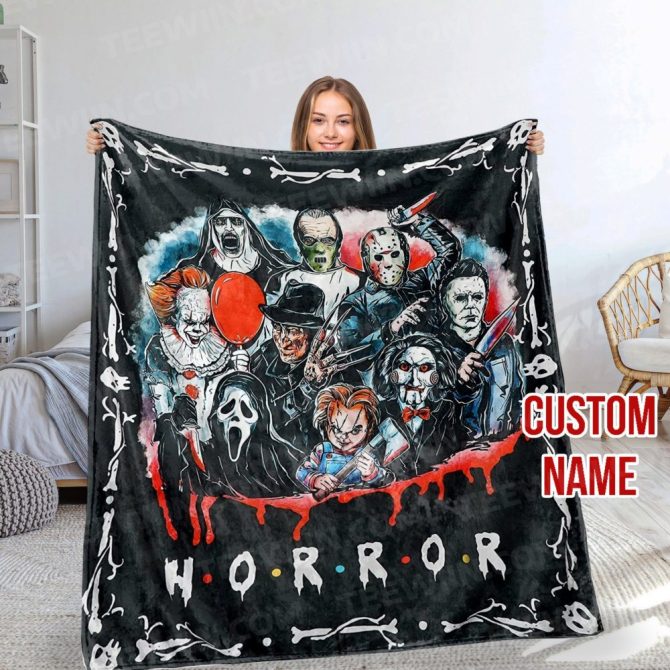Custom Horror Movie Blanket – Cozy Up With Your Favorite Scary Characters! - Image 8