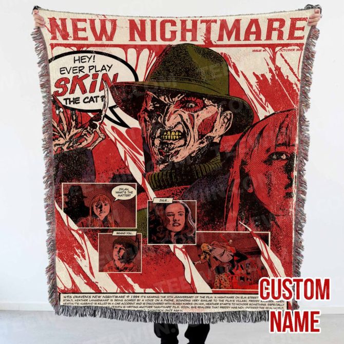 Cozy Horror Movie Blanket - Iconic Villains Design For Chilly Nights - Perfect Gift For Fans! - Image 4