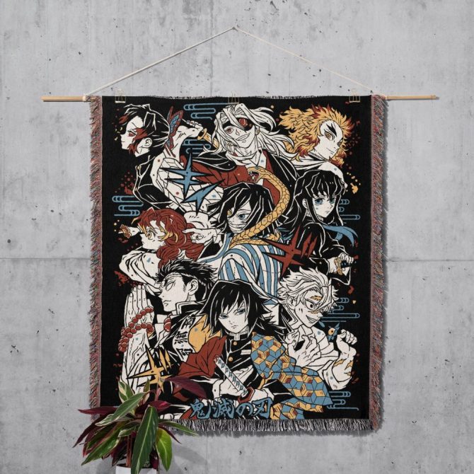 Anime Character Fleece Blanket – Cozy Up In Style - Image 2