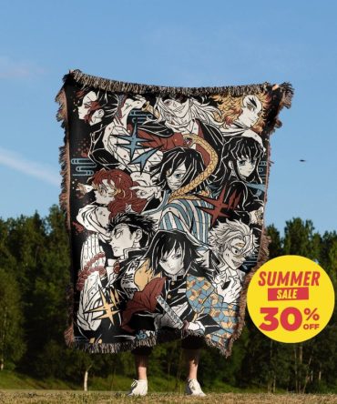 Anime Character Fleece Blanket – Cozy Up In Style