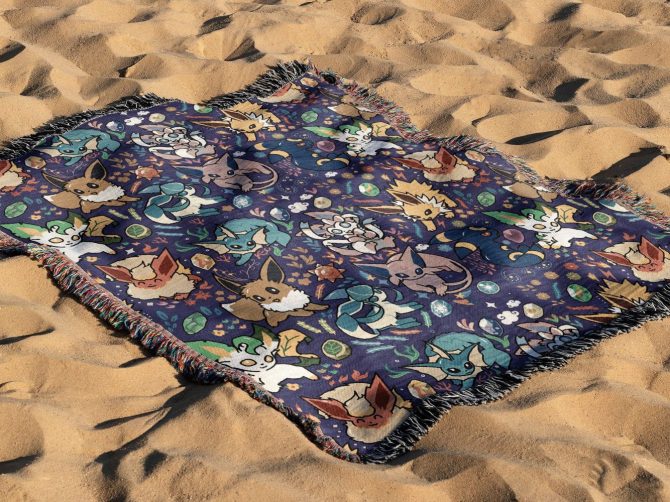 Cozy Cartoon Character Blanket - Image 3