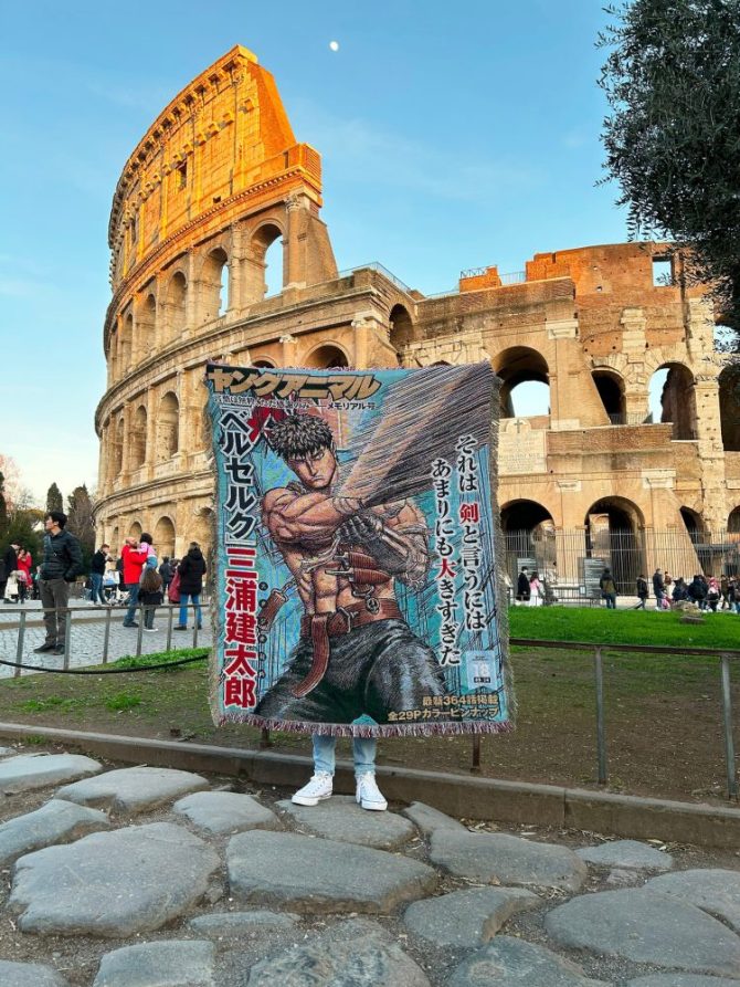 Epic Warrior Tapestry Blanket – Cozy Anime Art For Home Decor - Image 2