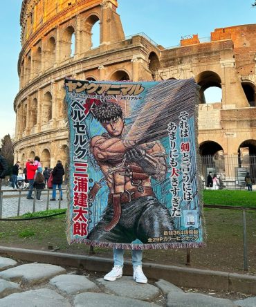 Epic Warrior Tapestry Blanket – Cozy Anime Art For Home Decor