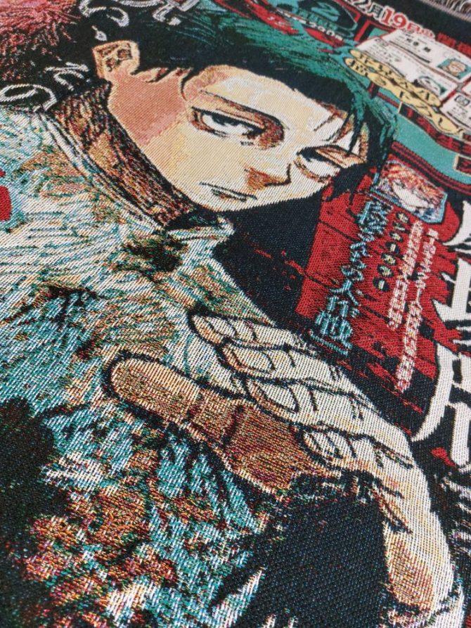 Cozy Anime Manga Throw Blanket - Vibrant Design For Fans & Collectors - Image 3