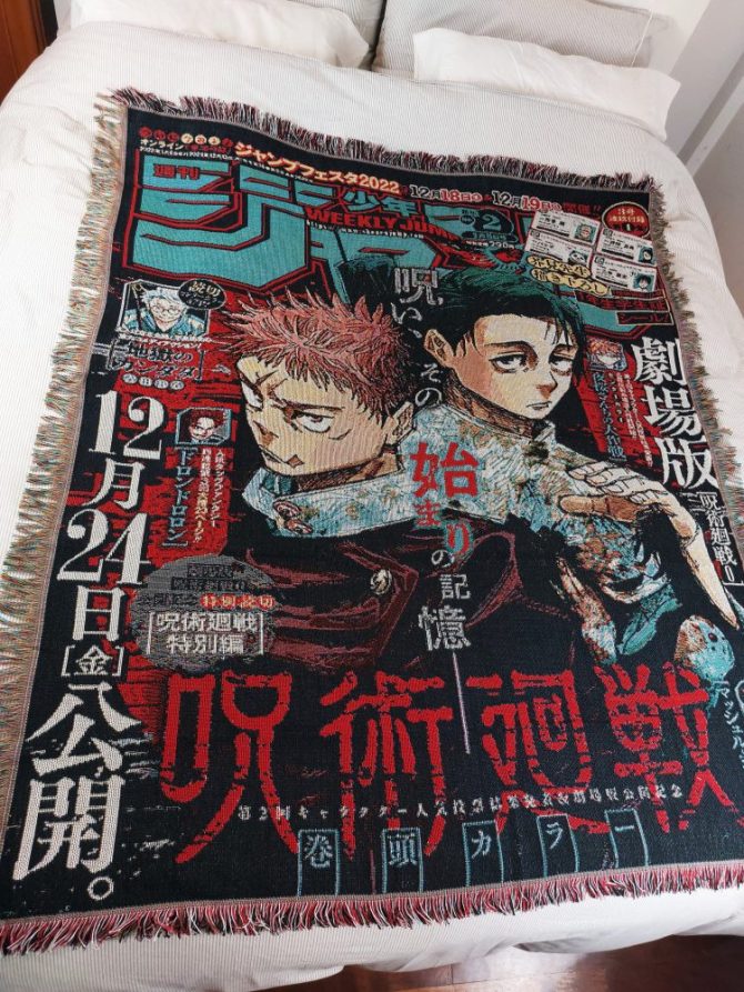 Cozy Anime Manga Throw Blanket - Vibrant Design For Fans & Collectors - Image 5