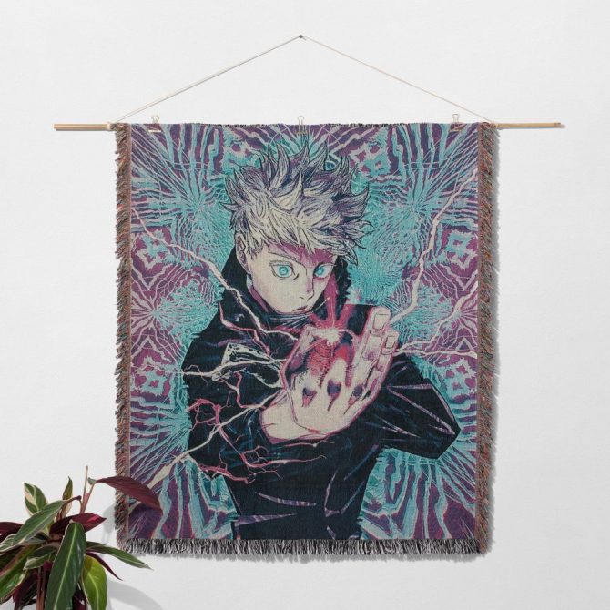 Cozy Anime Throw Blanket With Vibrant Character Design – Perfect For Fans & Home Décor - Image 2