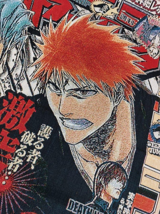 Bleach Anime Tapestry Blanket - Cozy Fleece Throw For Fans, Vibrant Manga Design, 50X60 Inches - Image 2