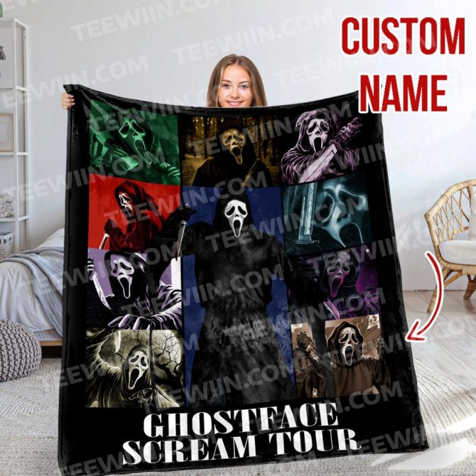 Custom Horror Movie Blanket - Freddy, Jason, Michael & More - Personalized Name Gift - Image 7