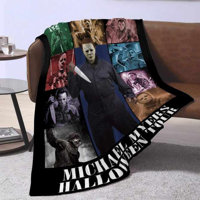 Custom Horror Movie Blanket - Freddy, Jason, Michael & More - Personalized Name Gift - Image 8
