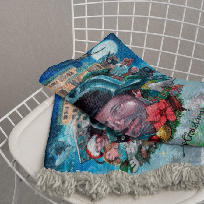 Custom Christmas Vacation Movie Blanket – Cozy Holiday Gift For Fans - Image 3