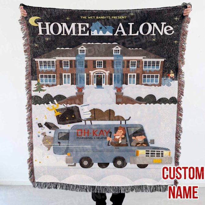 Custom Home Alone Movie Blanket – Cozy Holiday Gift With Your Name – Best Seller! - Image 6
