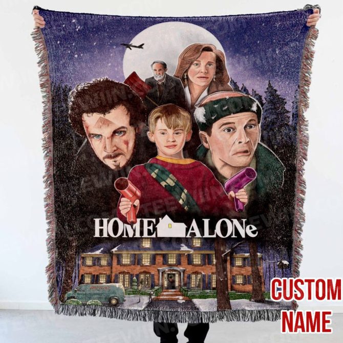 Custom Home Alone Movie Blanket – Cozy Holiday Gift With Your Name – Best Seller! - Image 8