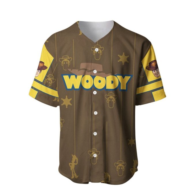 Toy Cowboy Graphic Baseball Jersey – Fun Character Design For Fans - Image 2