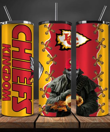 Chiefs Kingdom Tumbler Set - Insulated 20Oz Stainless Steel Cups With Straws For Fans