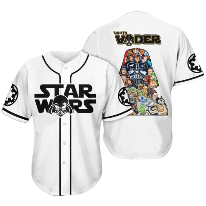 Star Wars Darth Vader Baseball Jersey - Unleash The Force In Style!