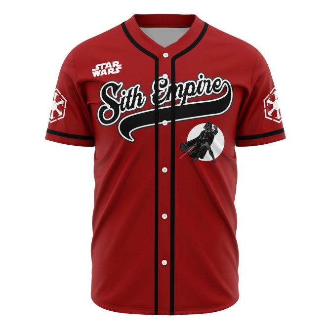 Star Wars Sith Empire Baseball Jersey - Red Athletic Fan Gear For Men & Women