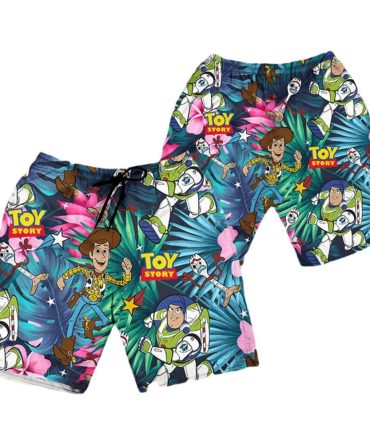 Toy Story Kids' Swim Shorts - Buzz & Woody Adventure Print - Fun Summer Wear