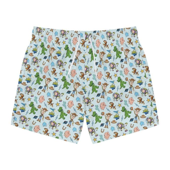 Kids' Cartoon Character Swim Shorts - Fun Summer Beachwear