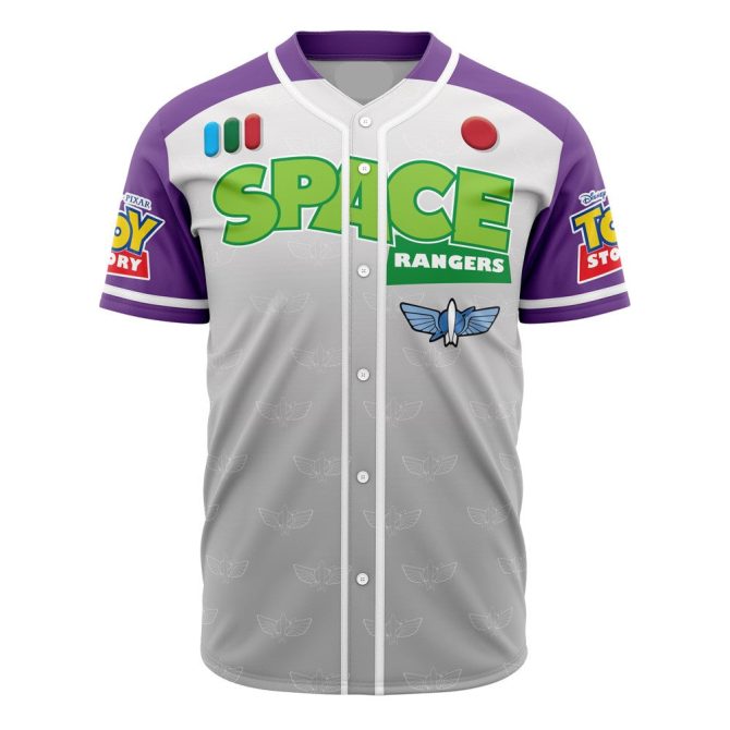 Buzz Lightyear Space Rangers Baseball Jersey - Toy Story Fans Must-Have!