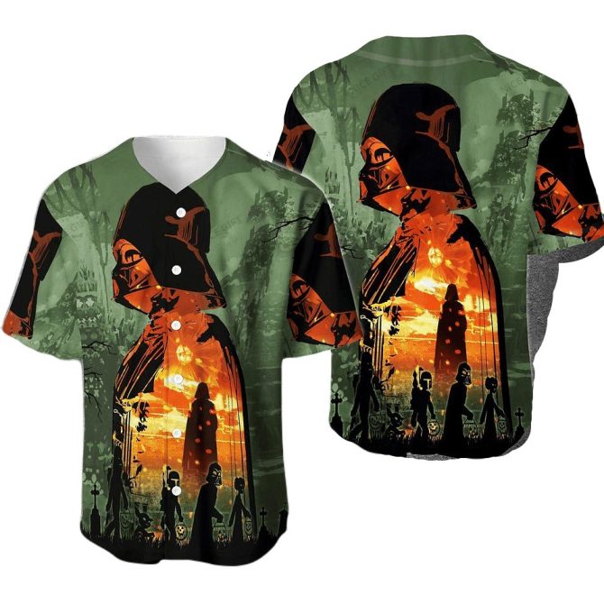 Galaxy Warrior Baseball Jersey – Retro Sci-Fi Design, Unisex Casual Shirt