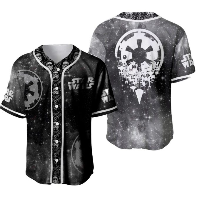 Star Wars Galactic Empire Baseball Jersey - Cosmic Design For Fans