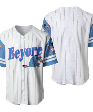 Eeyore Baseball Jersey - Cute Cartoon Style Sports Shirt For Fans