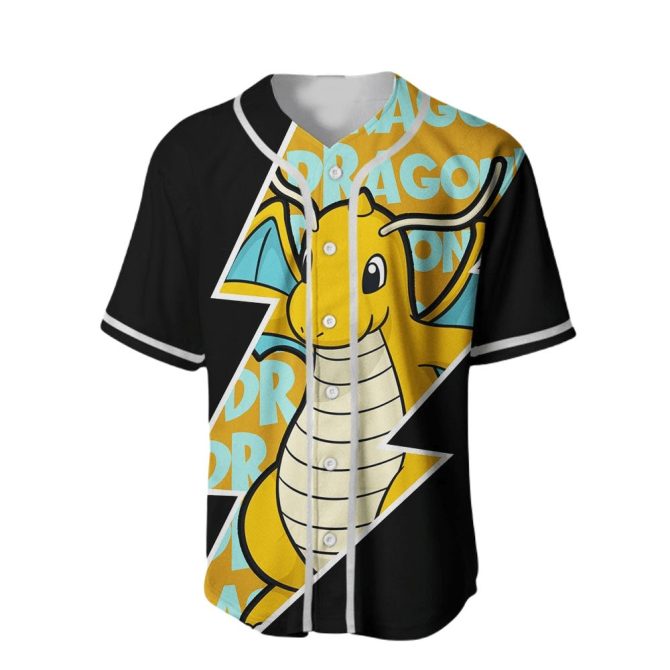 Dragon-Themed Pokemon Baseball Jersey - Vibrant Design For Fans & Collectors - Image 2