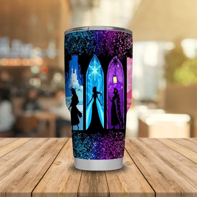 Enchanting Princess Stainless Steel Tumbler - Insulated Travel Mug With Lid, 20Oz - Image 4