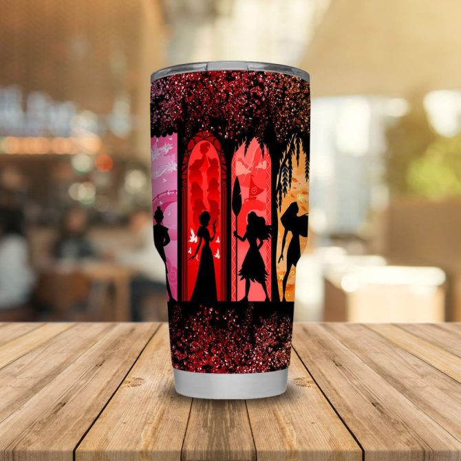 Enchanting Princess Stainless Steel Tumbler - Insulated Travel Mug With Lid, 20Oz - Image 5