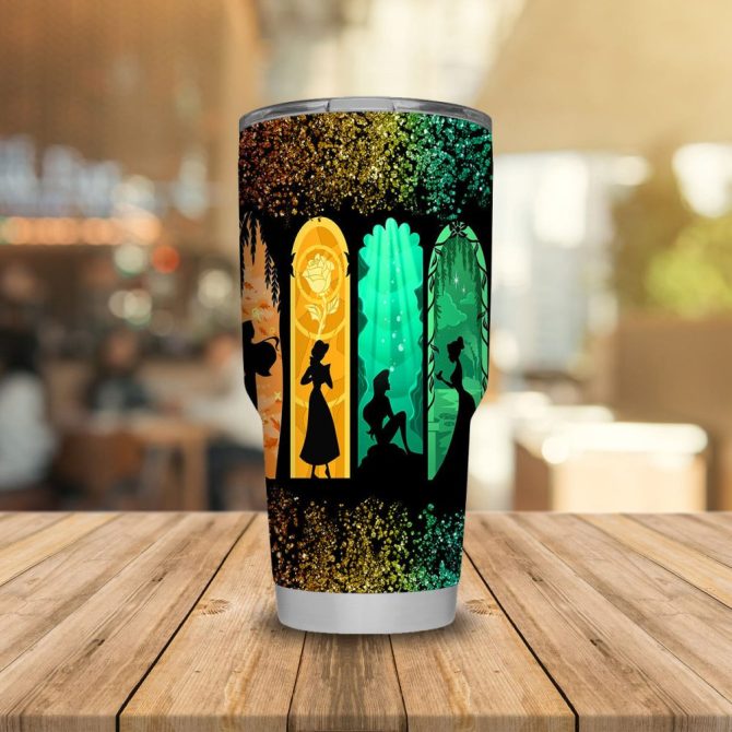 Enchanting Princess Stainless Steel Tumbler - Insulated Travel Mug With Lid, 20Oz - Image 6