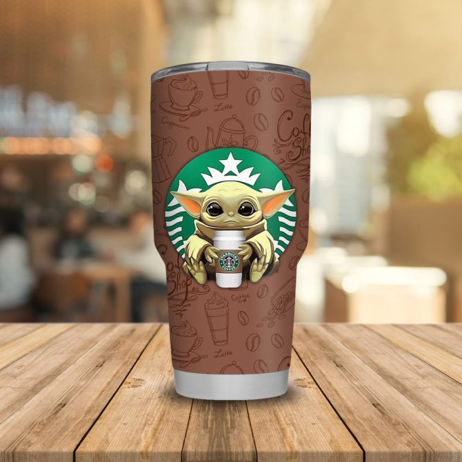 Galactic Coffee Tumbler - Cute Alien Design , Insulated , Perfect Gift For Coffee Lovers - Image 5