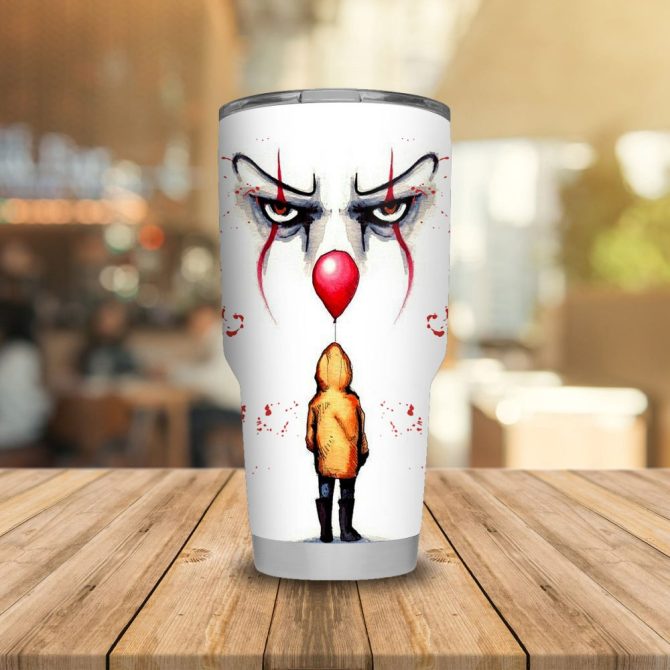 Horror Tumbler It Pennywise S.King'S Movie Tumbler Cup Cool Awesome It Travel Mug - Image 5