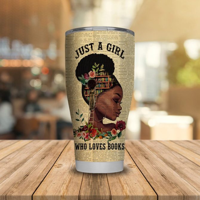Literary Lover'S Dream Tumbler - Just A Girl Who Loves Books, Happy Ever After Design - Image 5