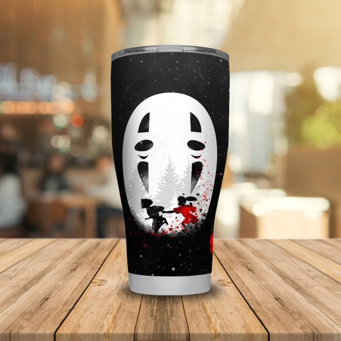 Spirited Away Inspired Tumbler Set - Double Wall Stainless Steel Travel Mugs , Unique Anime Gift - Image 5