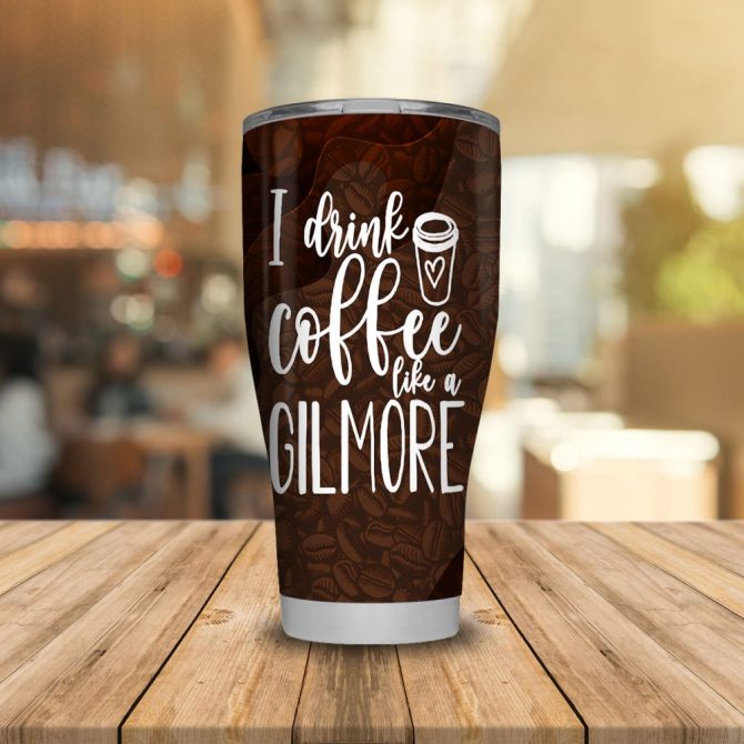 Stylish Coffee Tumbler - 'I Drink Coffee Like A Gilmore' - Travel Mug, Insulated, 20Oz - Image 5