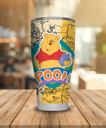 Charming Winnie The Pooh Travel Tumbler – Insulated, Bpa-Free, 20Oz Mug For Hot/Cold Drinks