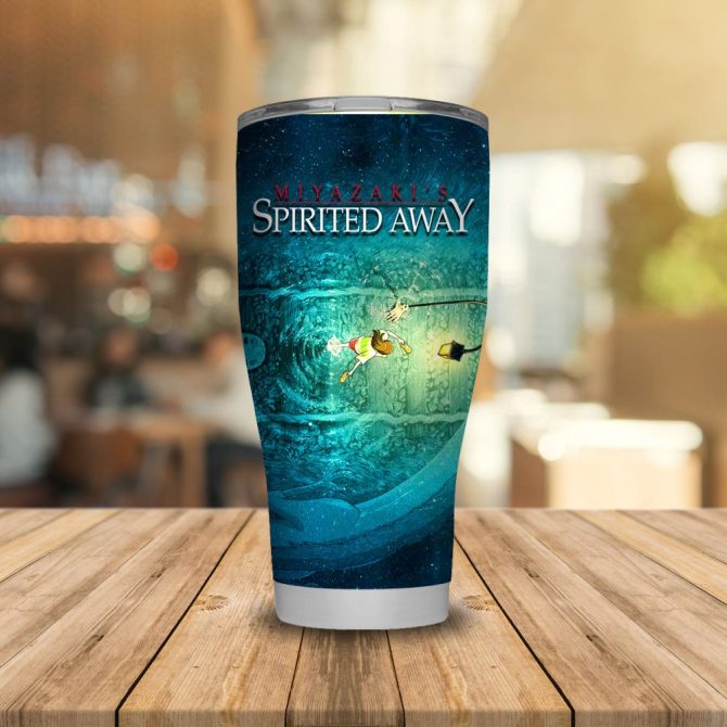 Spirited Away Insulated Travel Tumbler - 20Oz Stainless Steel, Leak-Proof Lid, Keeps Drinks Hot/Cold - Image 5