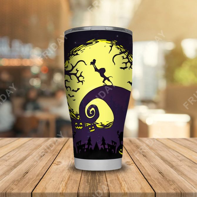 Spooky Night Stainless Steel Tumbler - Insulated Travel Mug For Hot & Cold Drinks - Image 3