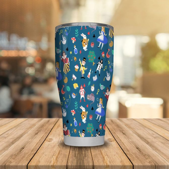 Enchanting Wonderland Stainless Steel Tumbler - Double Wall Insulated Travel Mug 20Oz - Image 2